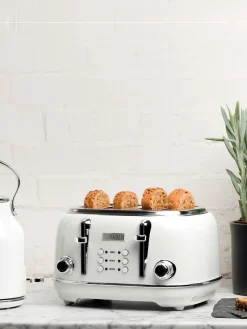 Online Haden Grille-pain Herivotrege Blanc, argenté