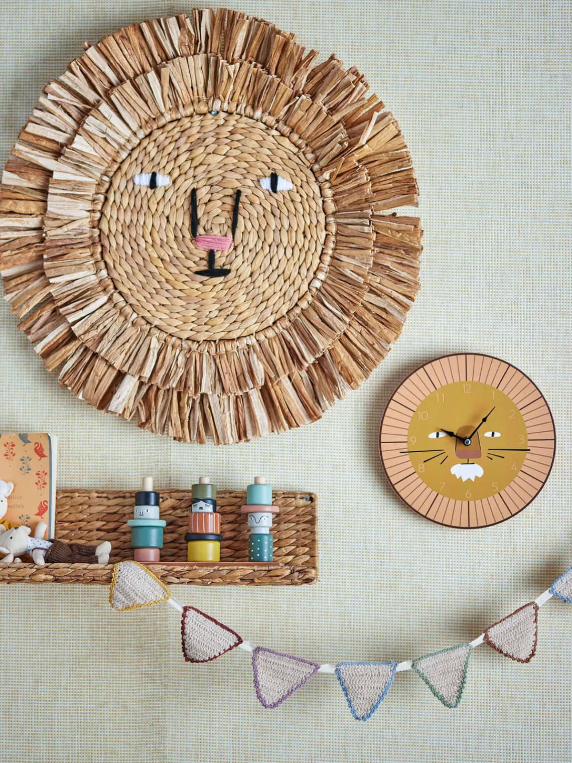 Sale Bloomingville Mini Guirlande en coton Celestine, 180 cm