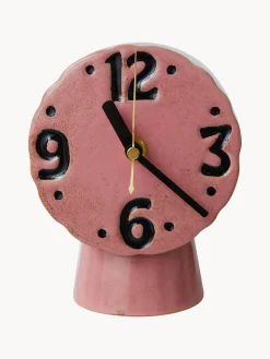 Discount HKLIVING Horloge à poser peints à la main en céramique Retro
