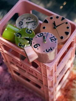 Discount HKLIVING Horloge à poser peints à la main en céramique Retro