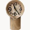 Discount HKLIVING Horloge à poser peints à la main en céramique Retro