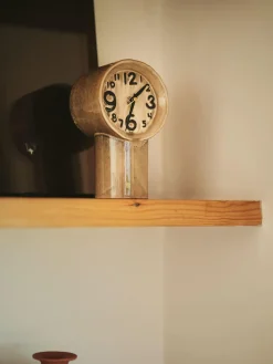 Discount HKLIVING Horloge à poser peints à la main en céramique Retro