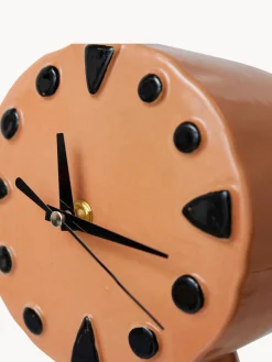 Sale HKLIVING Horloge à poser peints à la main en céramique Retro