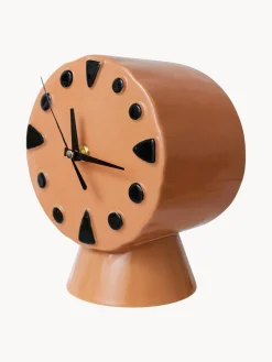 Sale HKLIVING Horloge à poser peints à la main en céramique Retro