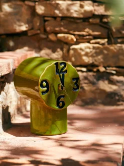 Best HKLIVING Horloge à poser peints à la main en céramique Retro