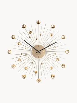 Clearance Karlsson Horloge murale Sunburst Doré