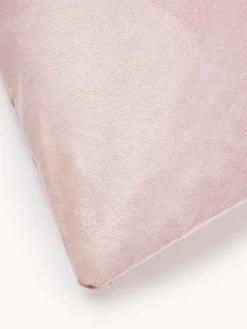 Outlet Magma Housse de coussin 50x50 en velours à relief Nobless Rose pâle