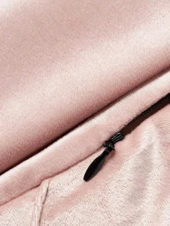 Outlet Magma Housse de coussin 50x50 en velours à relief Nobless Rose pâle