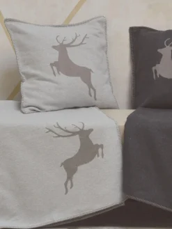 Clearance David Fussenegger Housse de coussin 50x50 motif cerf Sylt