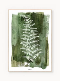 Clearance Malerifabrikken Impression numérique encadrée White Fern