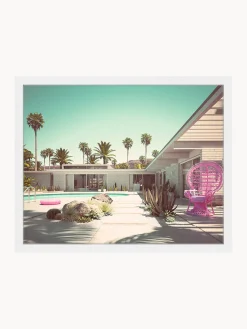 New Any Image Impression numérique encadrée Pink Vacation