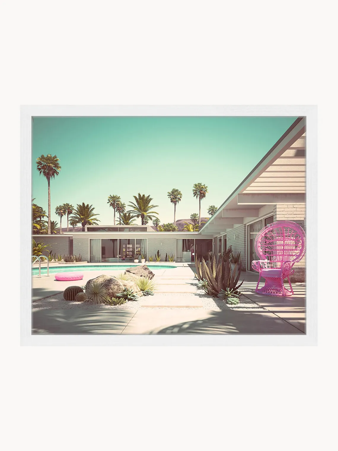 New Any Image Impression numérique encadrée Pink Vacation