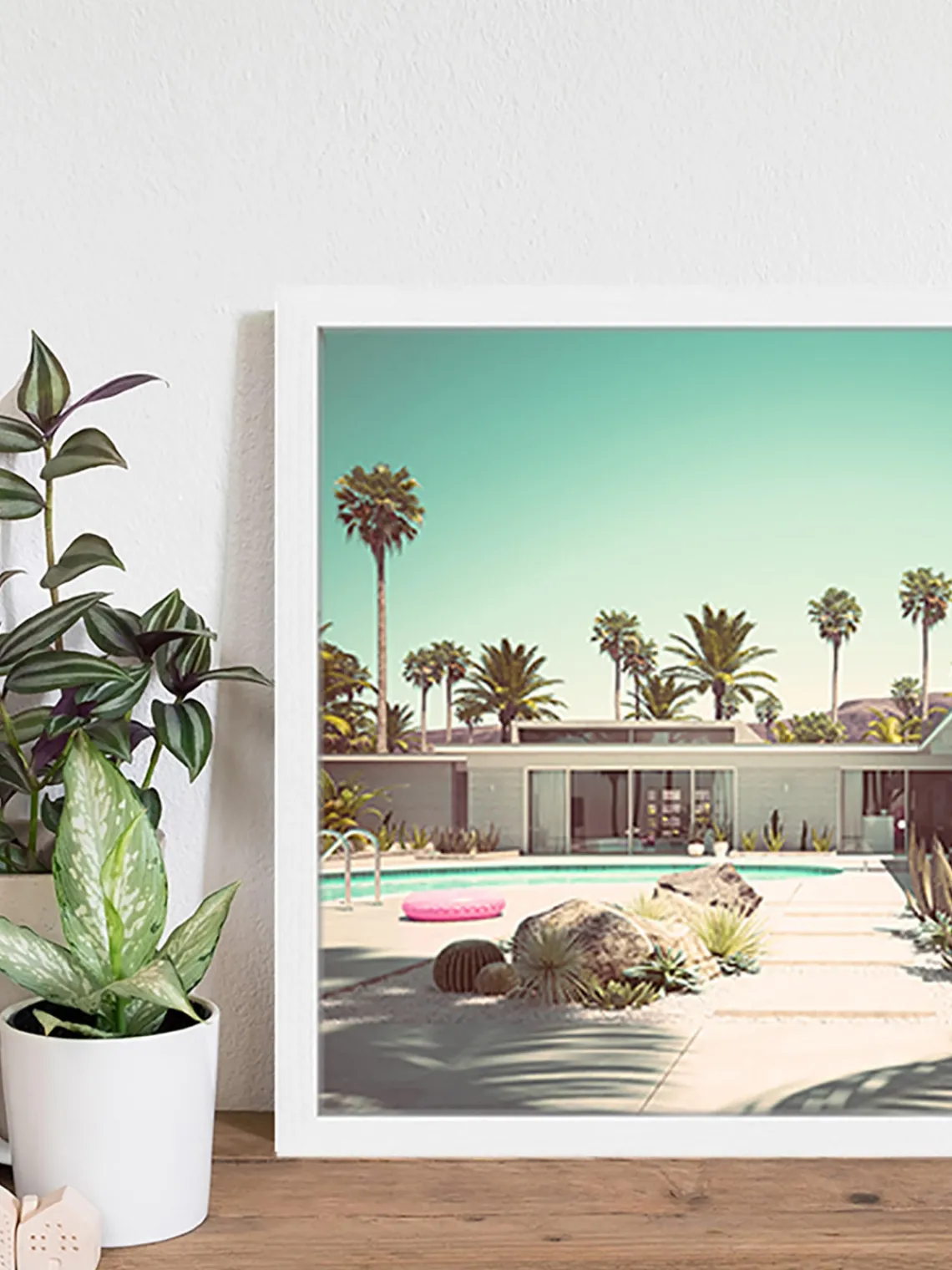 New Any Image Impression numérique encadrée Pink Vacation