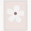 Hot Any Image Impression numérique encadrée blanc Flower