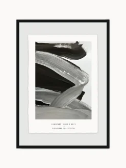 Online Incado Impression numérique encadrée Black & White, artisanale
