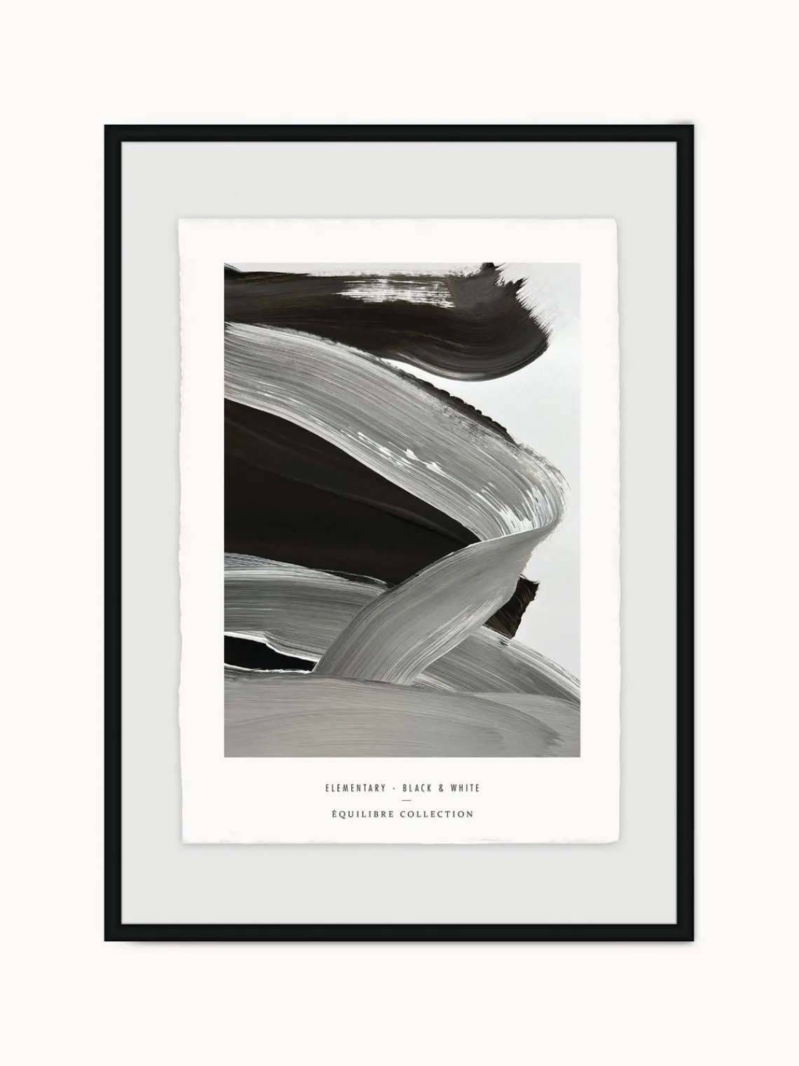 Online Incado Impression numérique encadrée Black & White, artisanale