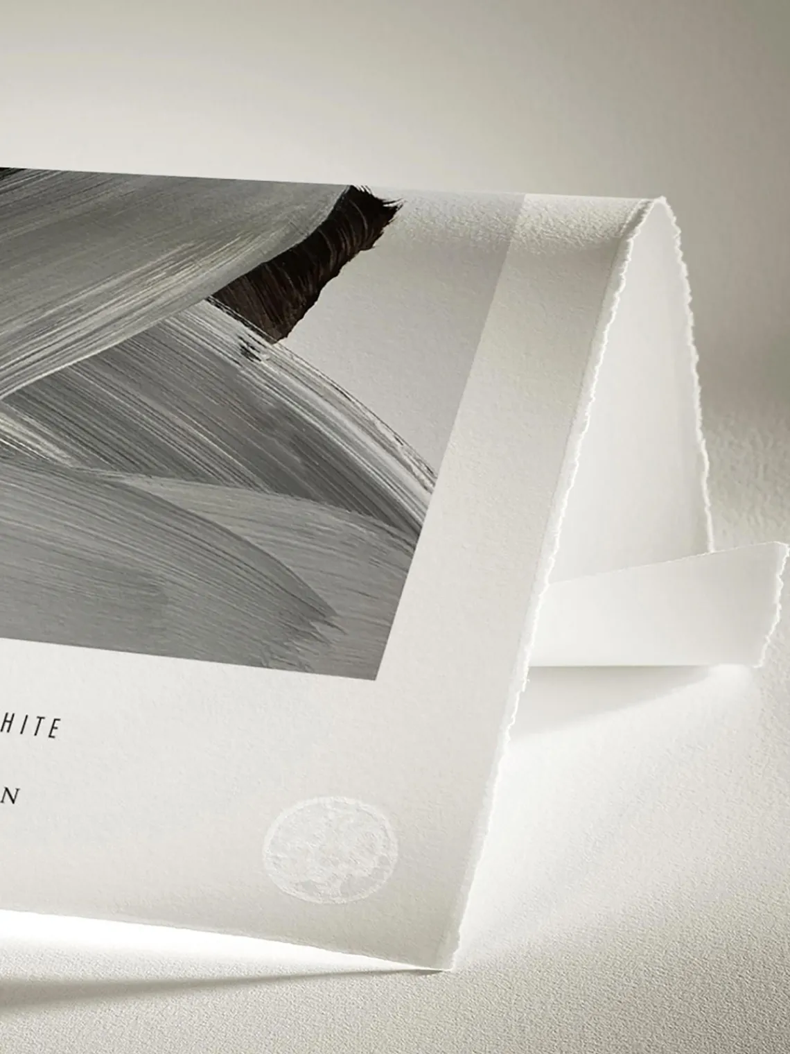 Online Incado Impression numérique encadrée Black & White, artisanale