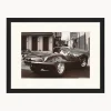 Hot Any Image Impression photographique encadrée Steve McQueen in his Jaguar
