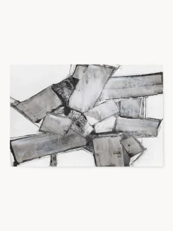 Clearance Incado Impression sur toile faite main Dark Abstract