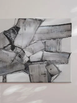 Clearance Incado Impression sur toile faite main Dark Abstract