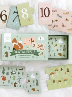 Online A Little Lovely Company Jeu de comptage en bois Forest Friends