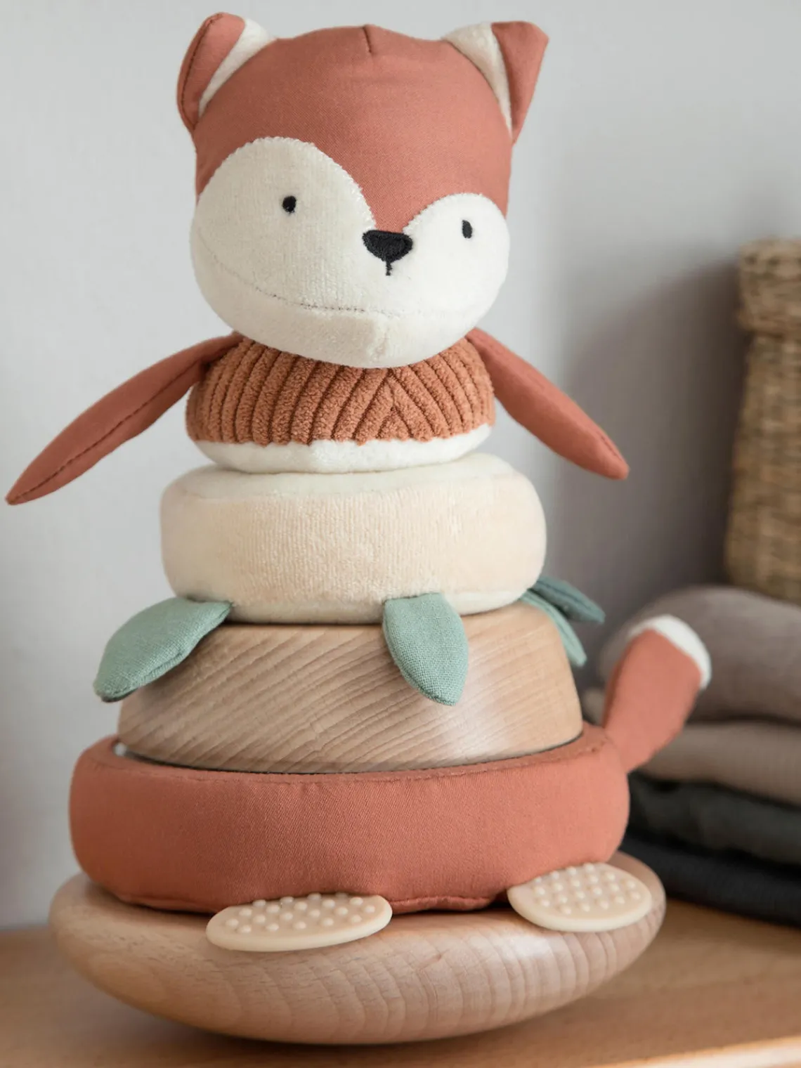 Online Sebra Jouet à empiler Sparky the Fox, 6 élém.