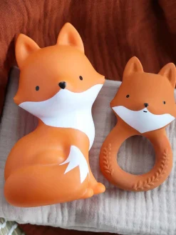 Best A Little Lovely Company Jouet de dentition en caoutchouc naturel Fox