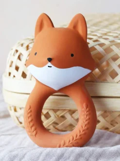 Best A Little Lovely Company Jouet de dentition en caoutchouc naturel Fox