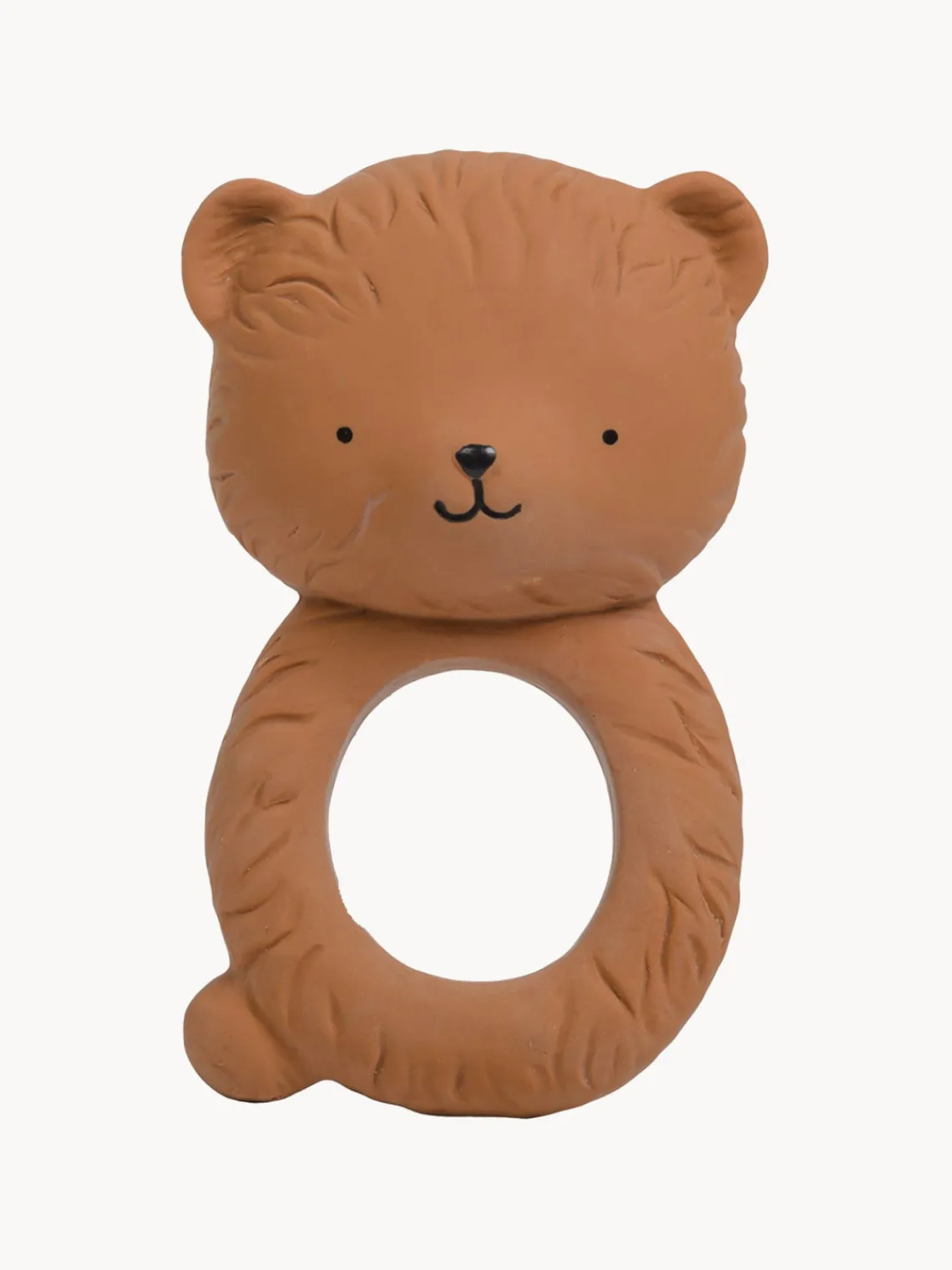 Hot A Little Lovely Company Jouet de dentition en caoutchouc naturel Bear Brun