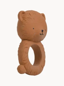 Hot A Little Lovely Company Jouet de dentition en caoutchouc naturel Bear Brun