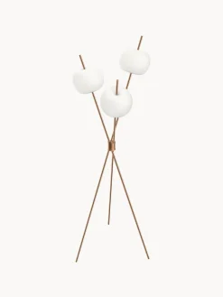 Hot kdln Lampadaire LED soufflé bouche Kushi, intensité lumineuse variable Tons cuivre