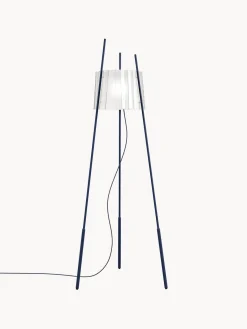 Hot kdln Lampadaire soufflé bouche Tyla, intensité lumineuse variable Bleu foncé