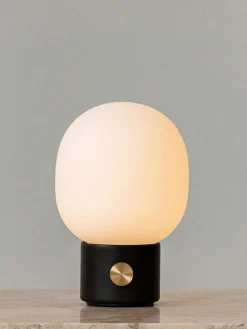 Fashion Audo Copenhagen Lampe à poser avec port USB et intensité variable JWDA Blanc, noir