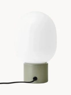 Fashion Audo Copenhagen Lampe à poser avec port USB JWDA, intensité lumineuse variable Blanc, vert sauge, noir