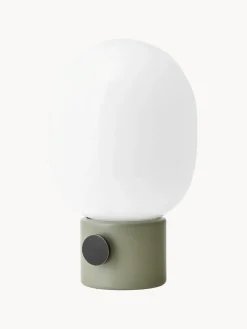 Fashion Audo Copenhagen Lampe à poser avec port USB JWDA, intensité lumineuse variable Blanc, vert sauge, noir