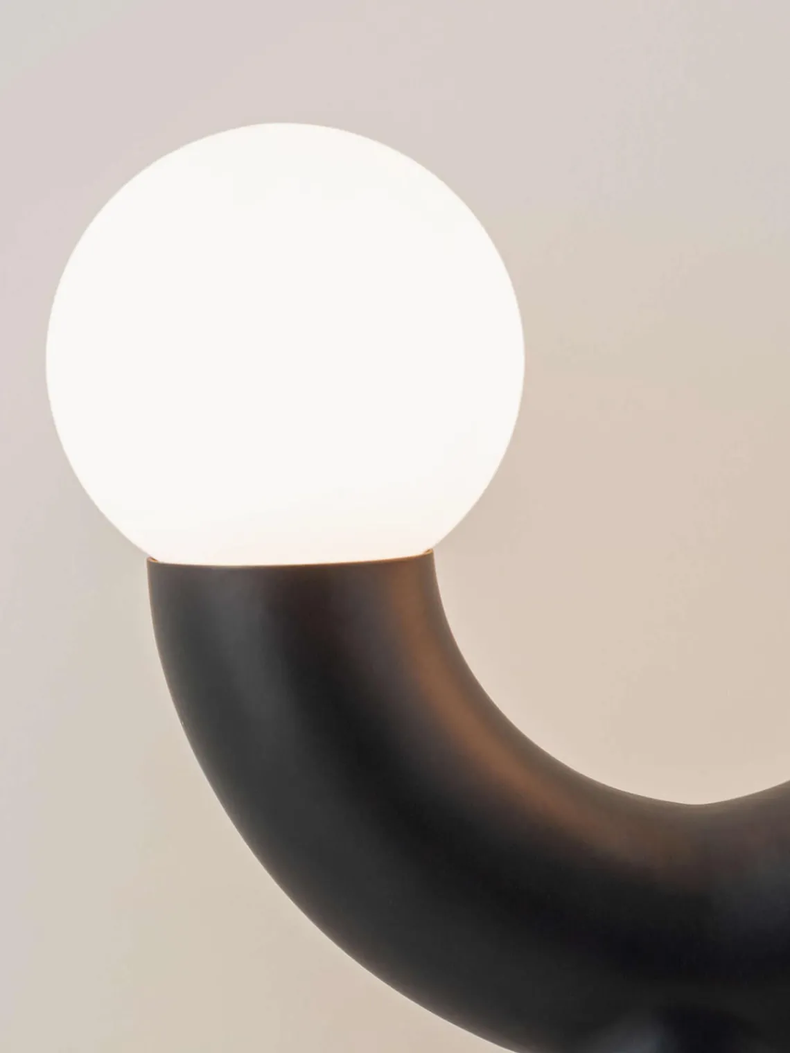 New Houseof Lampe à poser design Tube Blanc, noir