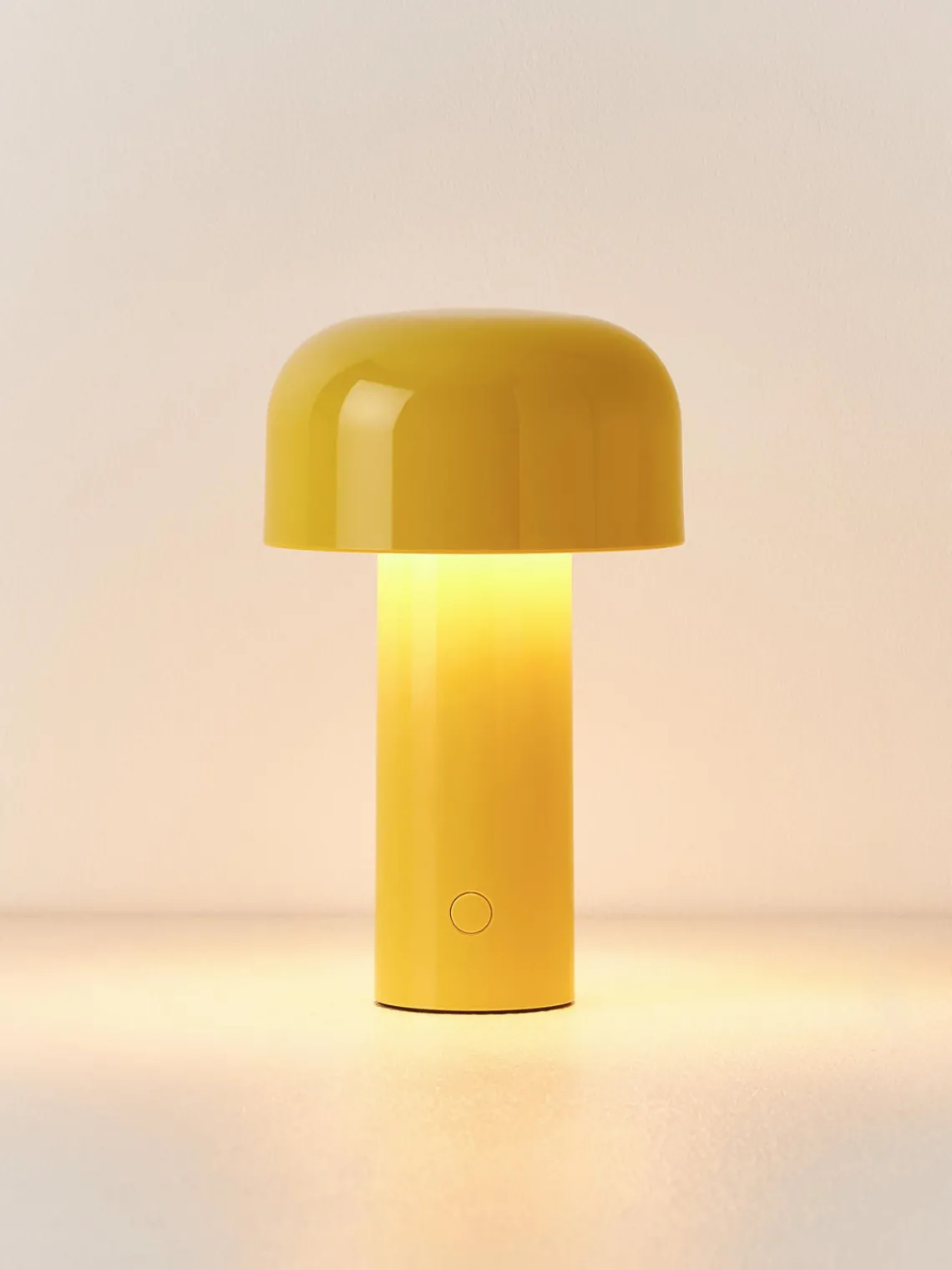 New Flos Lampe à poser LED à intensité variable Bellhop Jaune citron, haute brillance