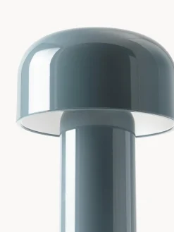 Fashion Flos Lampe à poser LED à intensité variable Bellhop Gris-bleu, haute brillance