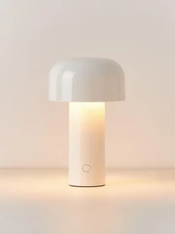 Online Flos Lampe à poser LED à intensité variable Bellhop Blanc, haute brillance