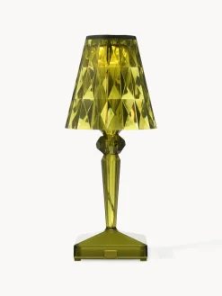 Hot Kartell Lampe à poser LED mobile Battery, haut. 26 cm Vert clair