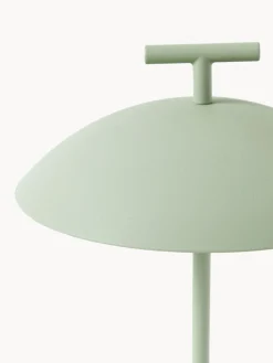 Outlet Kartell Lampe à poser LED mobile intérieure/extérieure Mini Geen-A, intensité lumineuse variable Vert sauge