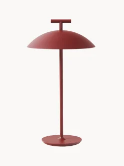 Best Kartell Lampe à poser LED mobile intérieure/extérieure Mini Geen-A, intensité lumineuse variable Rouge rouille