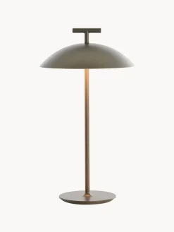 Sale Kartell Lampe à poser LED mobile intérieure/extérieure Mini Geen-A, intensité lumineuse variable Grège
