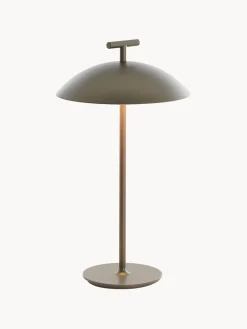 Sale Kartell Lampe à poser LED mobile intérieure/extérieure Mini Geen-A, intensité lumineuse variable Grège