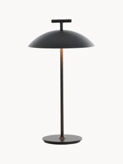 Clearance Kartell Lampe à poser LED mobile intérieure/extérieure Mini Geen-A, intensité lumineuse variable Noir