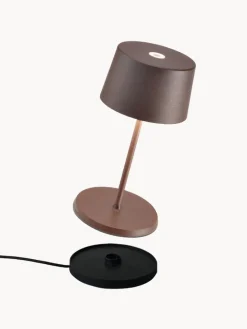 Sale zafferano Lampe à poser LED mobile Olivia Pro, intensité lumineuse variable Nougat