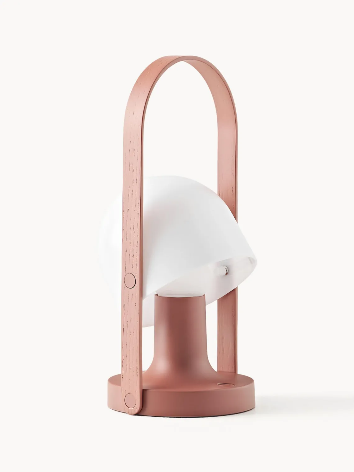 New Marset Lampe à poser LED mobile orientable FollowMe, intensité lumineuse variable Blanc, terracotta