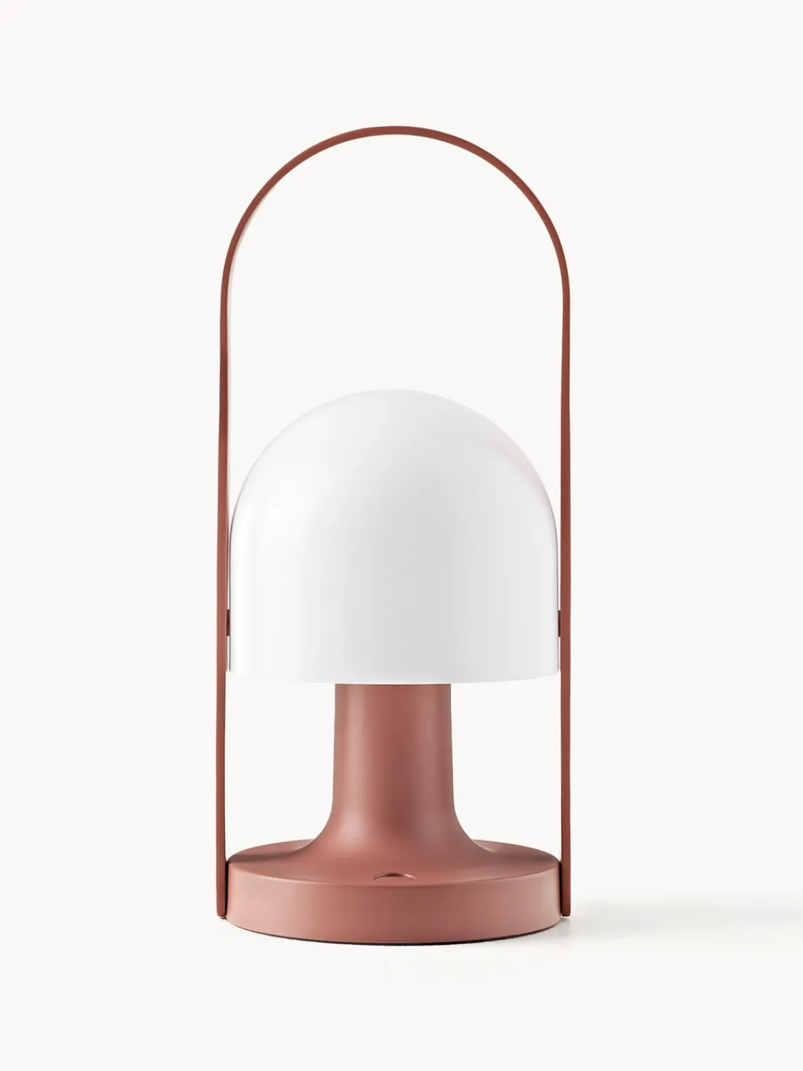 New Marset Lampe à poser LED mobile orientable FollowMe, intensité lumineuse variable Blanc, terracotta