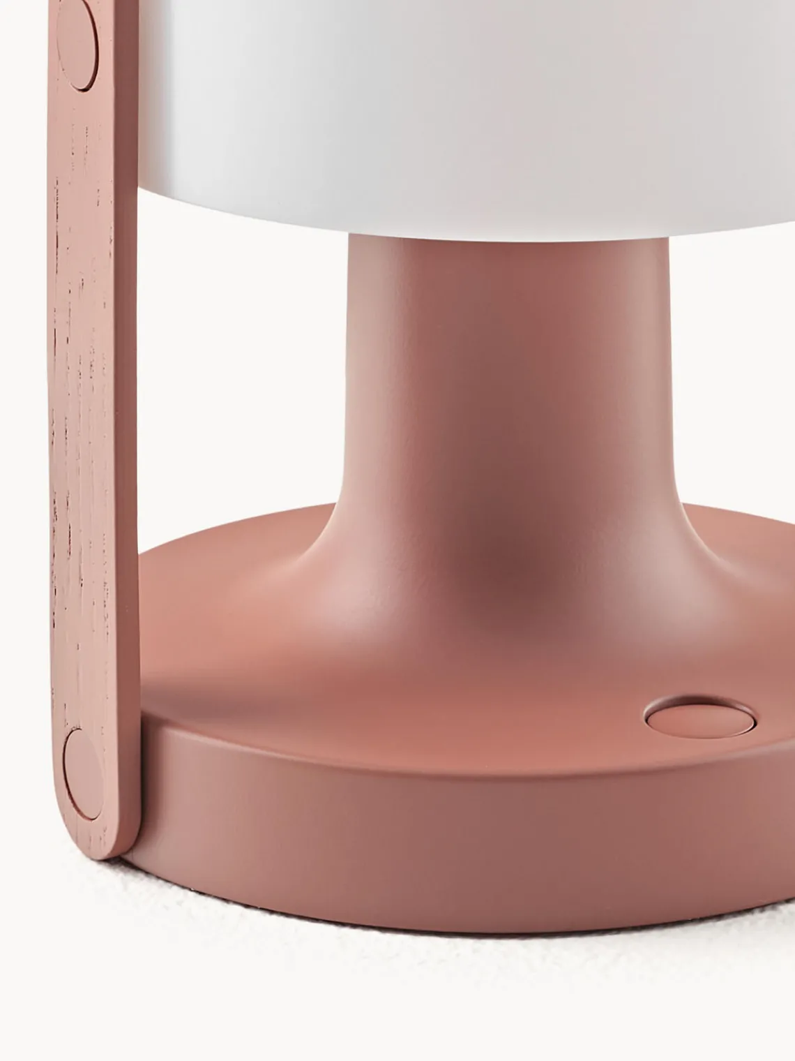 New Marset Lampe à poser LED mobile orientable FollowMe, intensité lumineuse variable Blanc, terracotta
