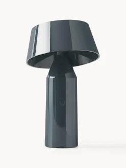 Hot Marset Lampe à poser LED mobile orientable Bicoca, intensité lumineuse variable Anthracite haute brillance, grège